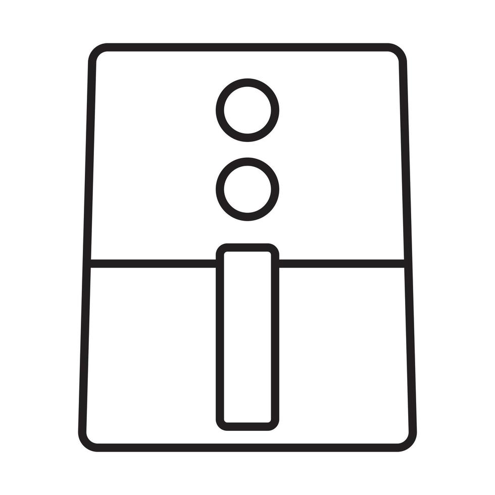 cooking air fryer appliance icon vector for graphic design, logo, website, social media, mobile app, UI illustration