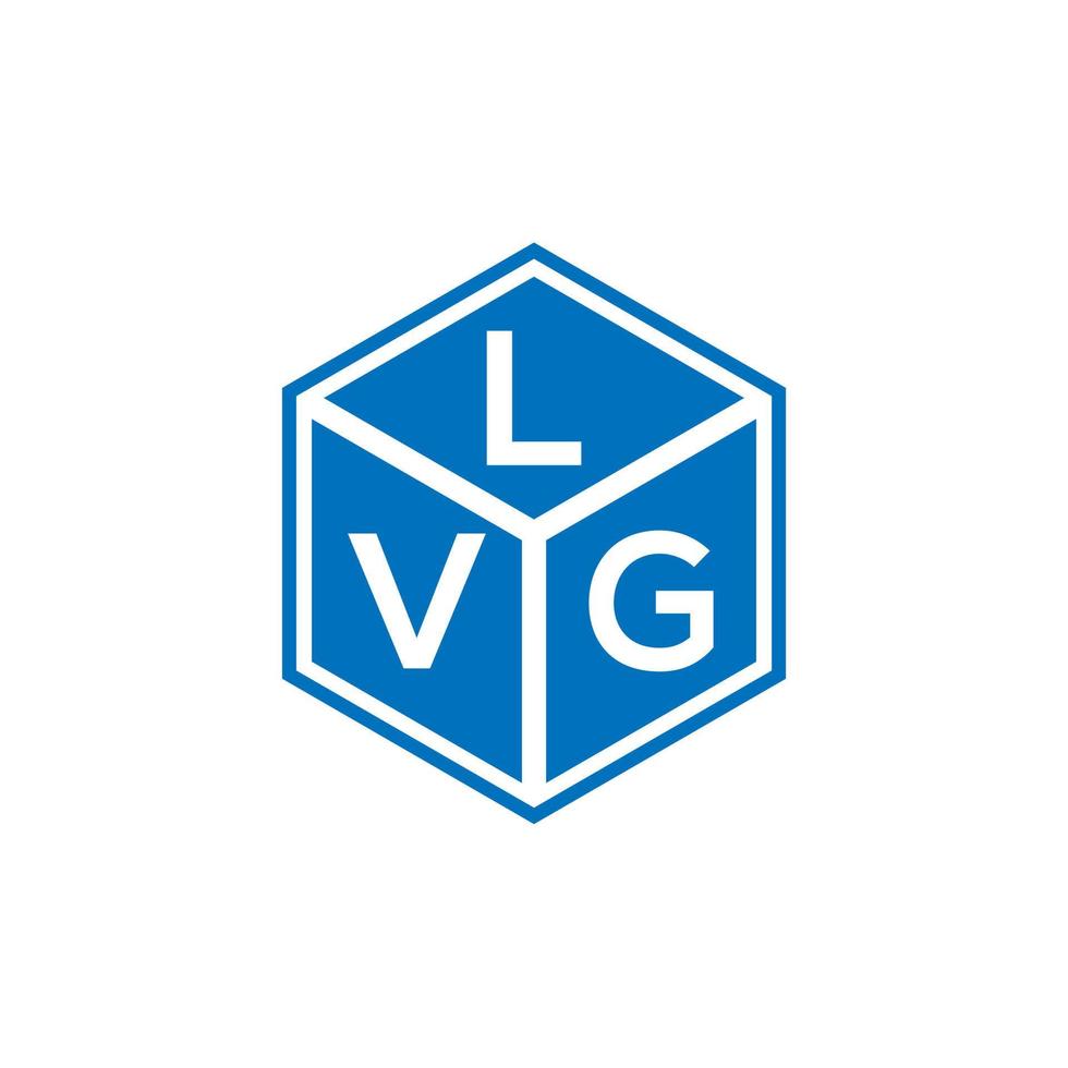 LVG letter logo design on black background. LVG creative initials letter logo concept. LVG letter design. vector