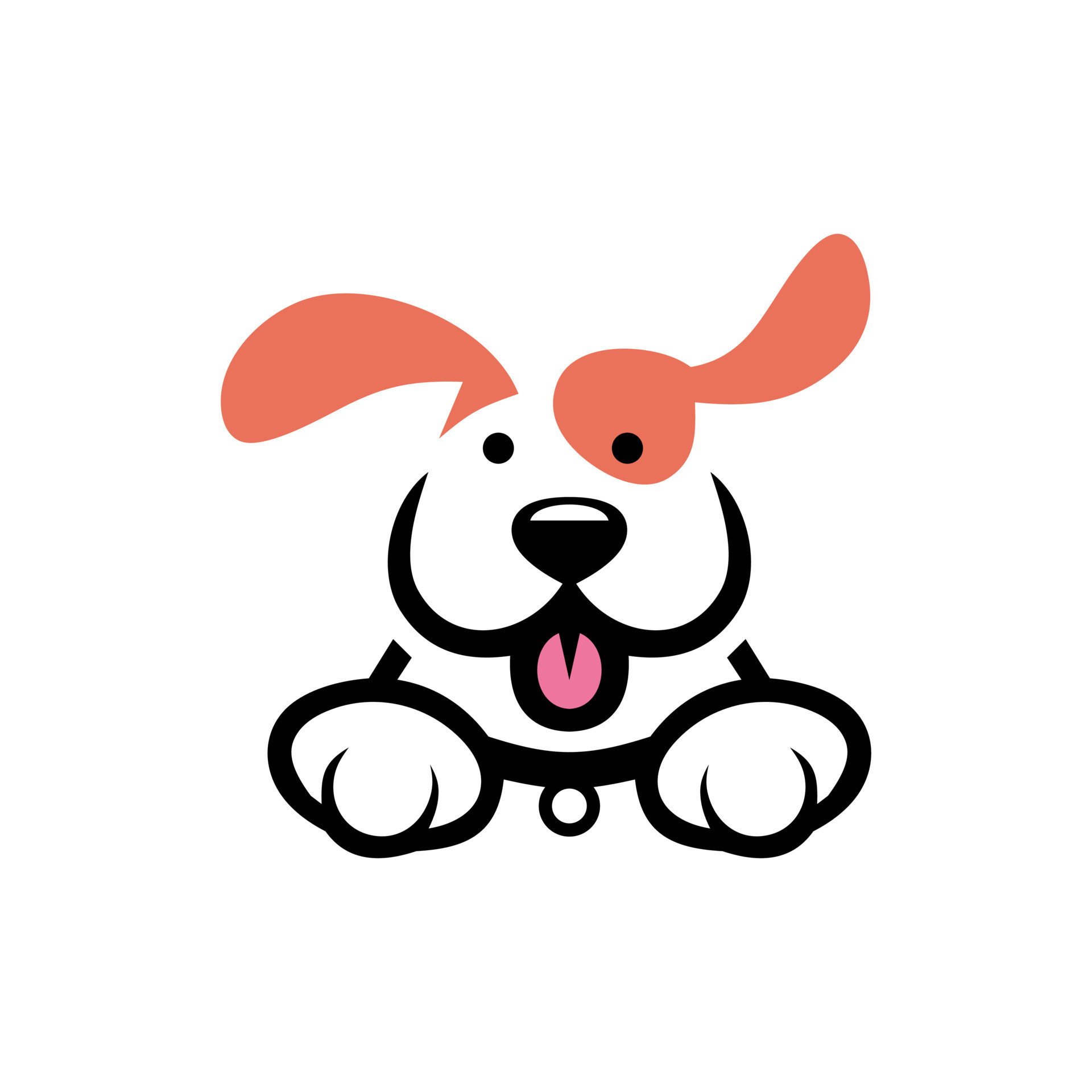 Funny Dog Logo Vector Art, Icons, and Graphics for Free Download