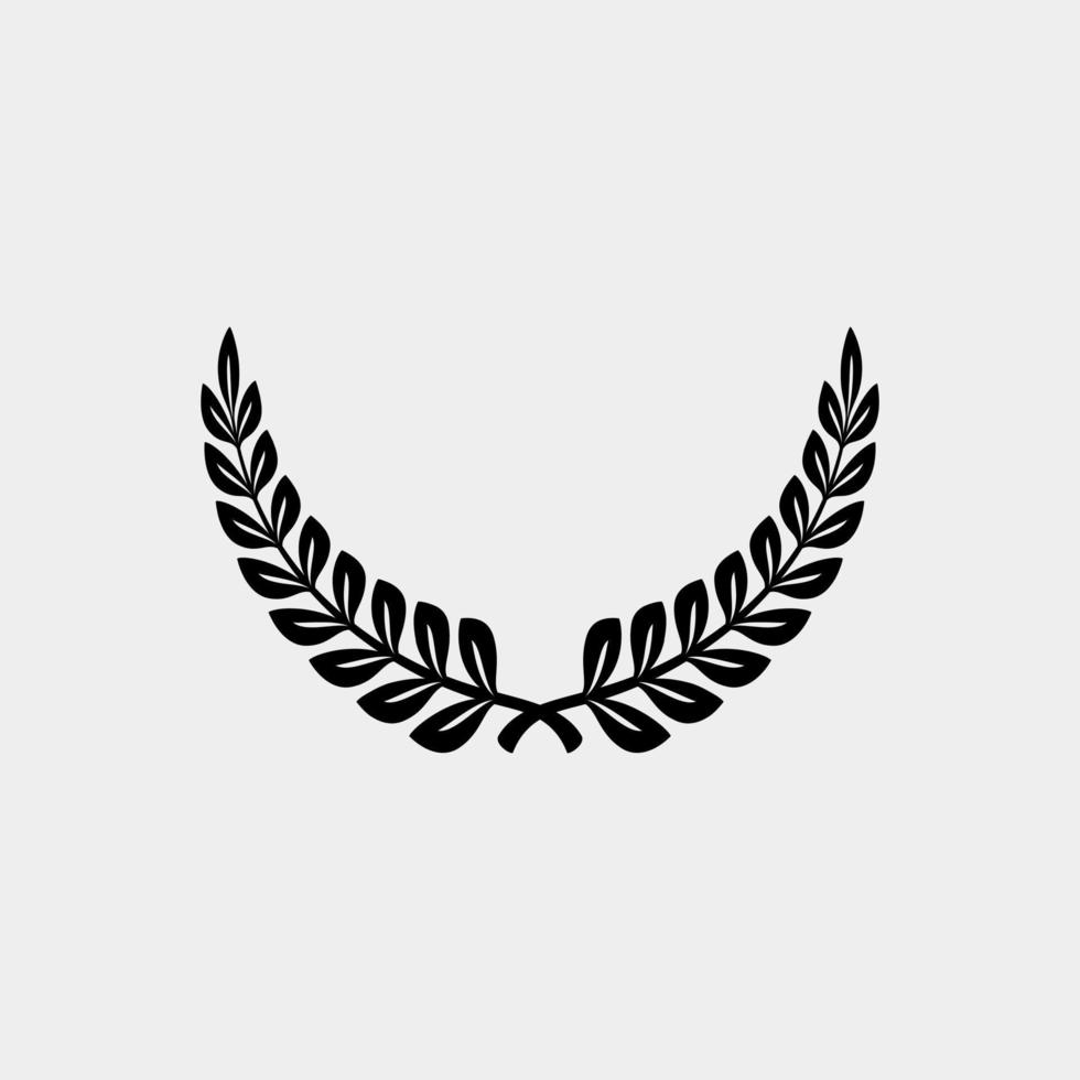wreath shape illustration design vector