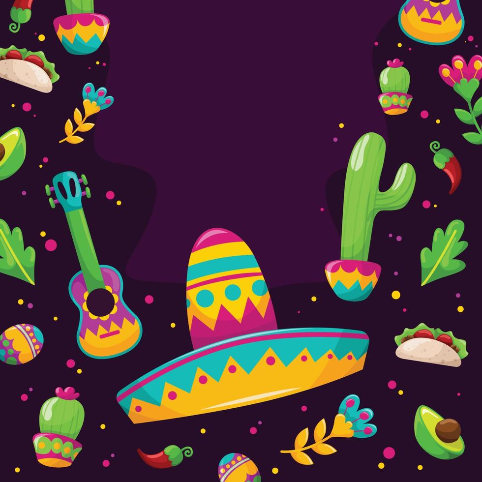 Cinco De Mayo Festival Background vector