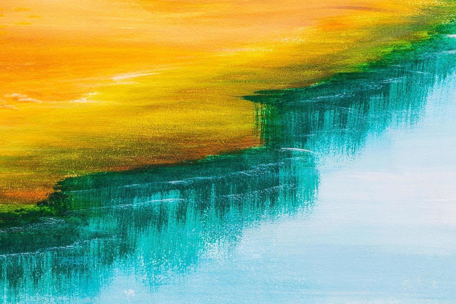 Abstract colorful watercolor background resembling seashore. photo