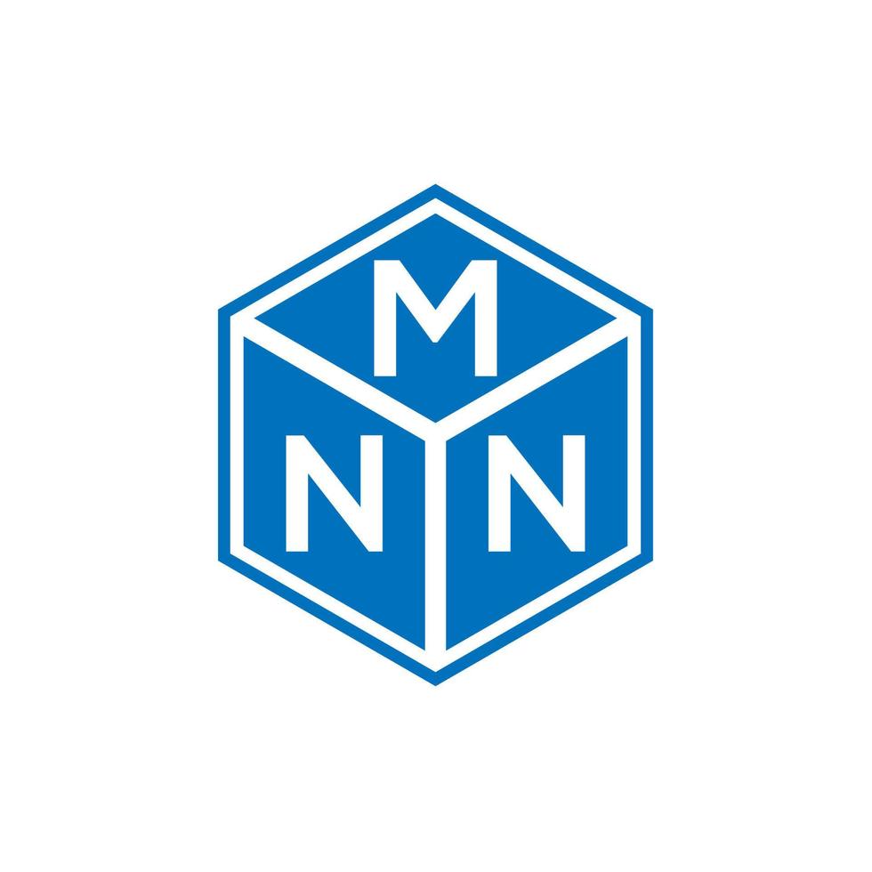 MNN letter logo design on black background. MNN creative initials letter logo concept. MNN letter design. vector