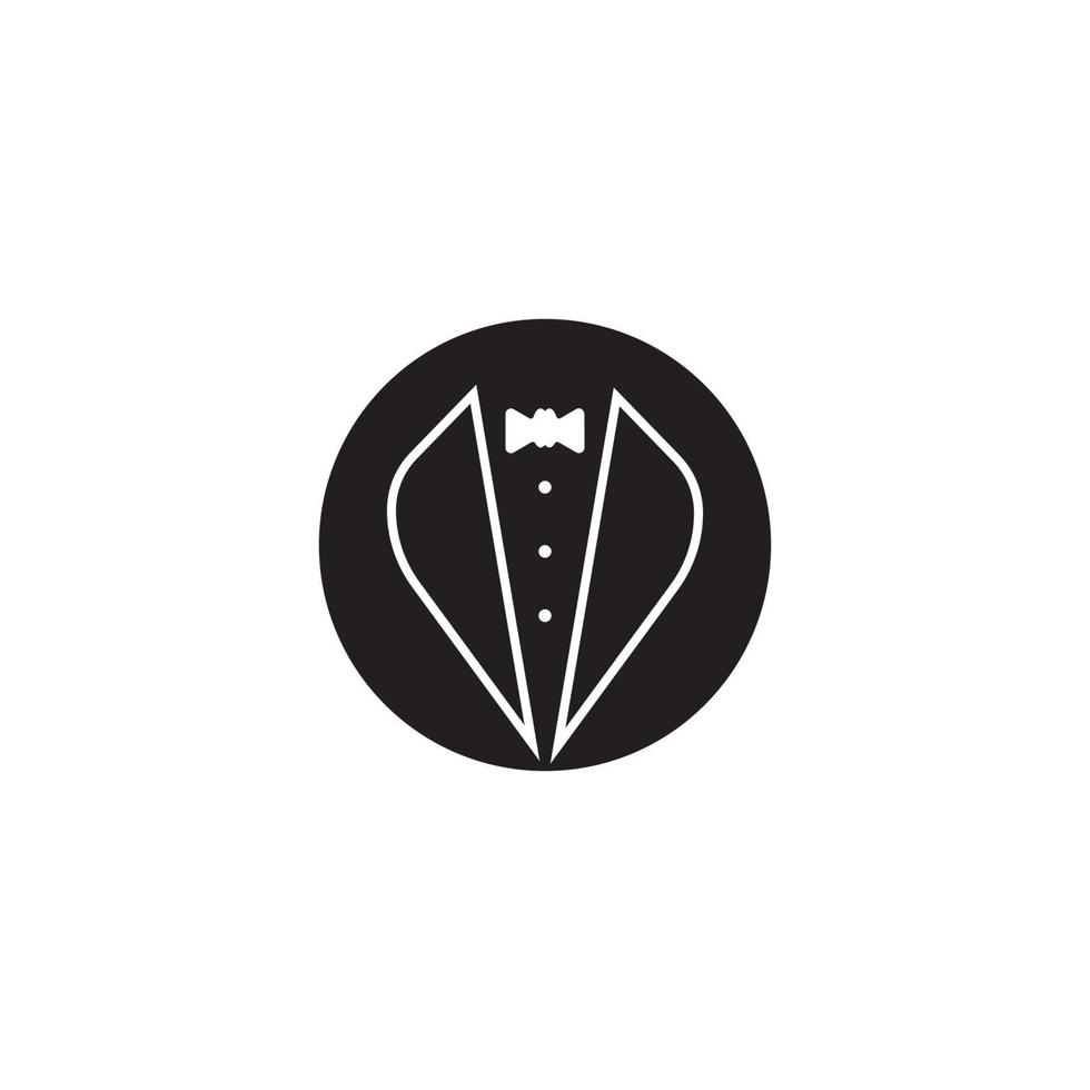 Tuxedo logo vector icon template