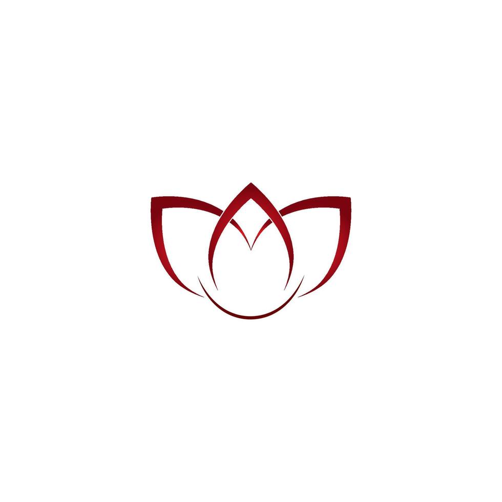 Beauty Lotus Logo Template vector