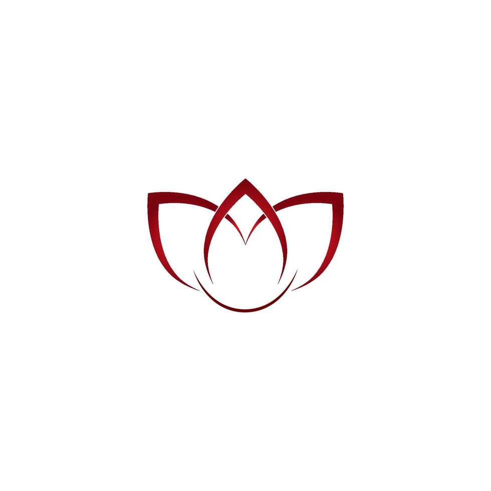 Beauty Lotus Logo Template vector