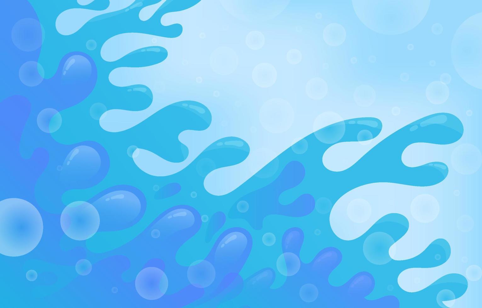 Water Splash Background vector