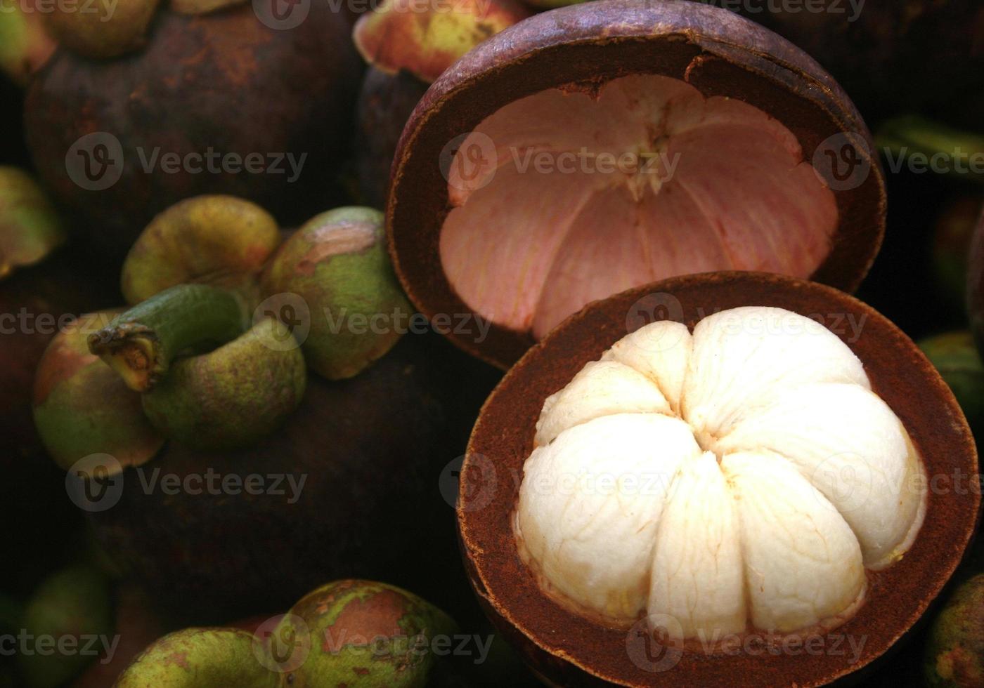 Mangosteen fruit food photo