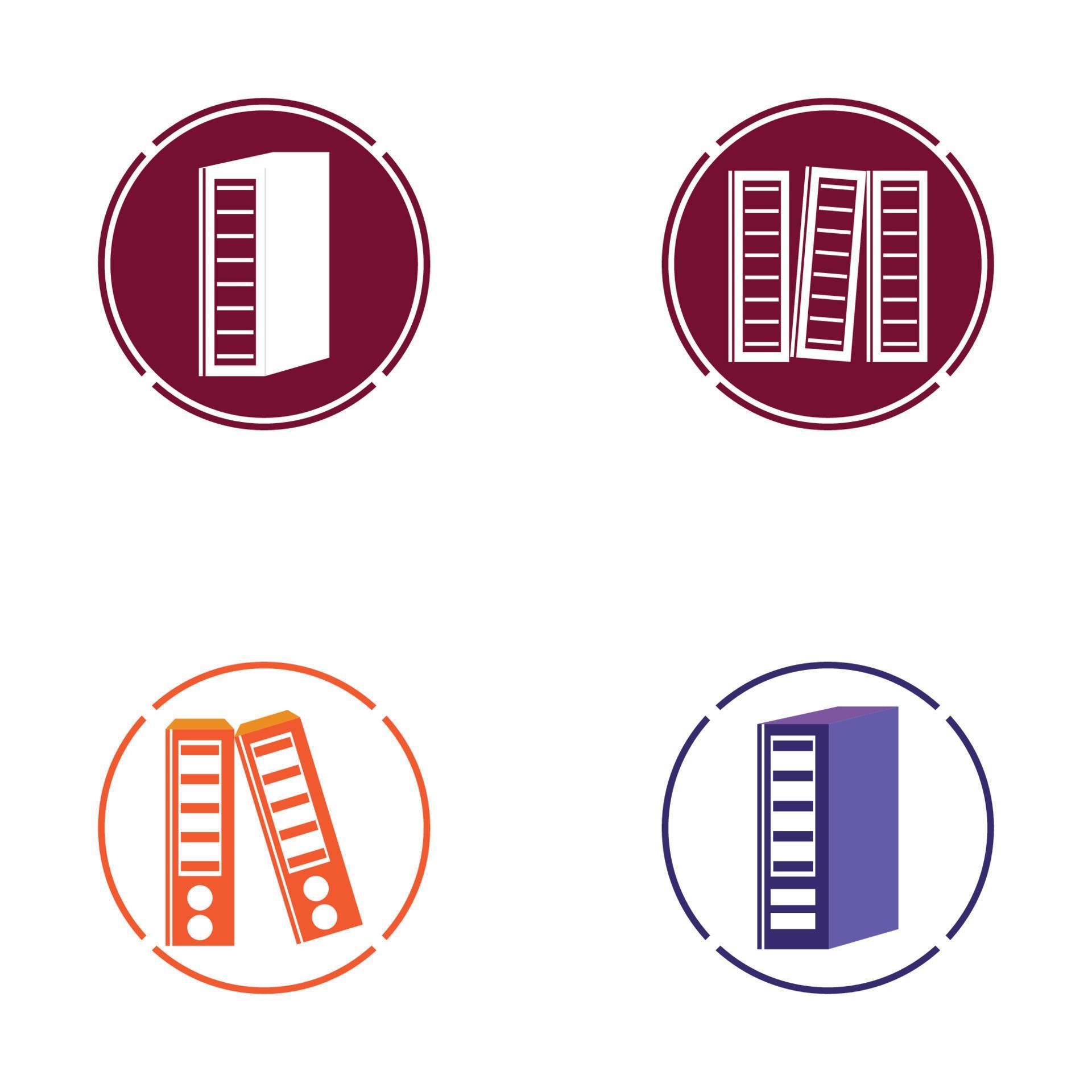 Binder simple. Office folder icon vector 7561719 Vector Art at Vecteezy