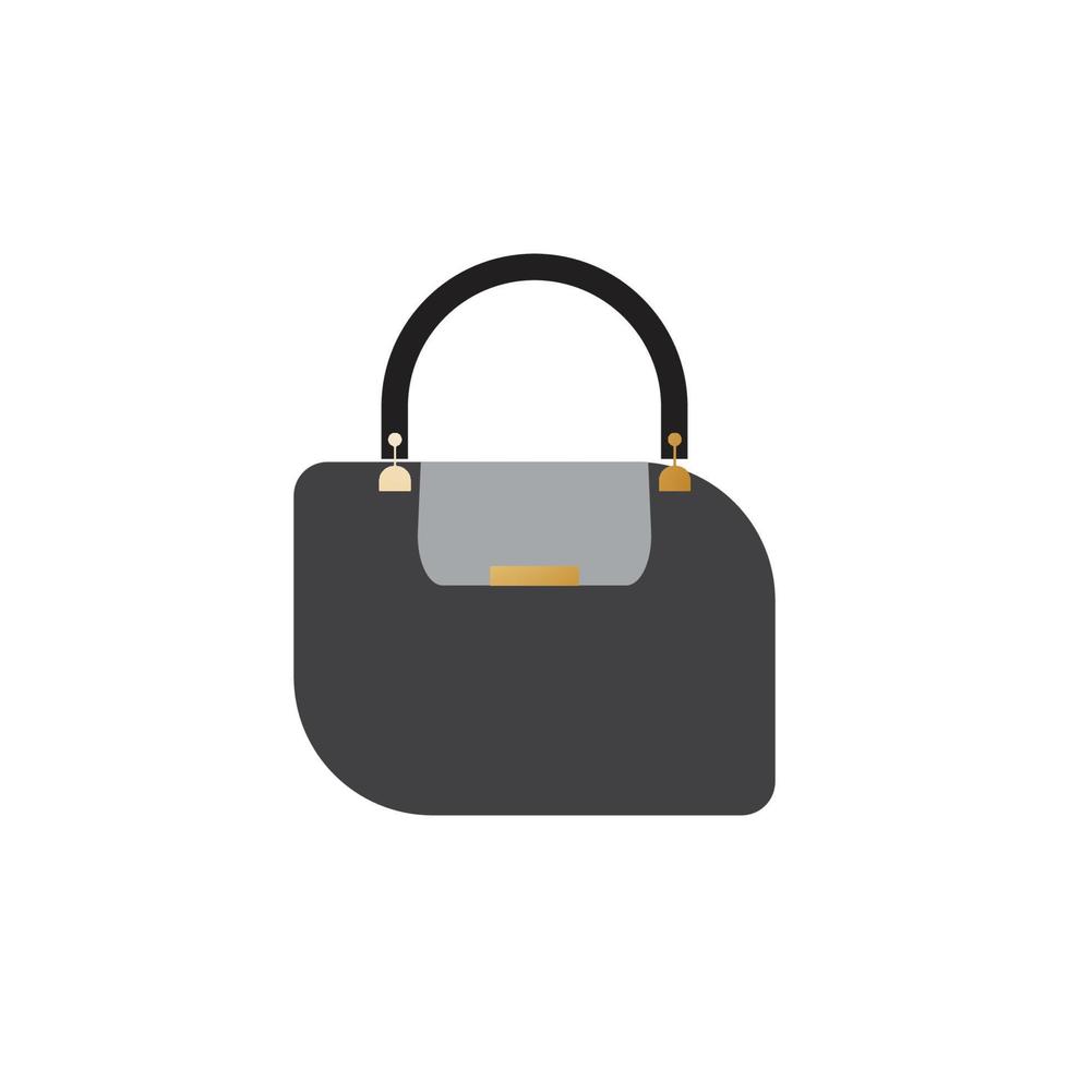 fondo de vector de icono de bolsa de mujer