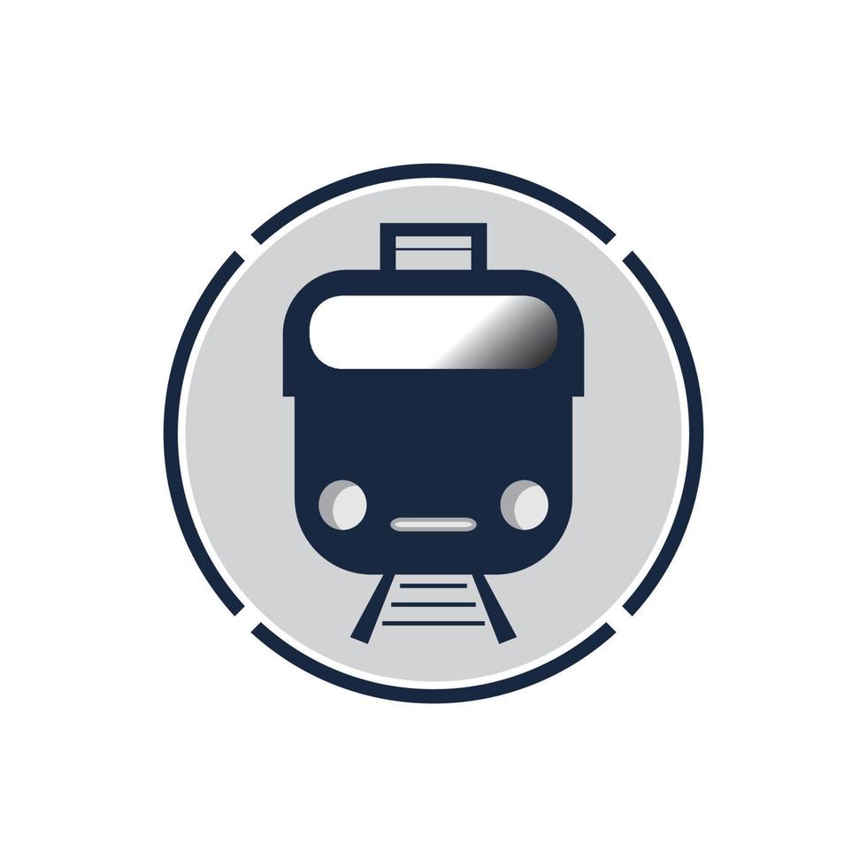 Train icon vector background
