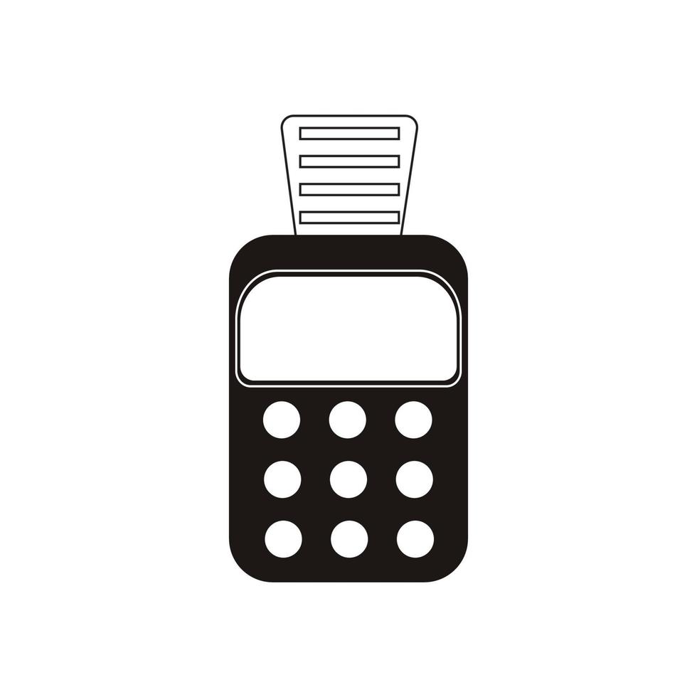 Credit card machine. ATM for money. Payment terminal illustration vector