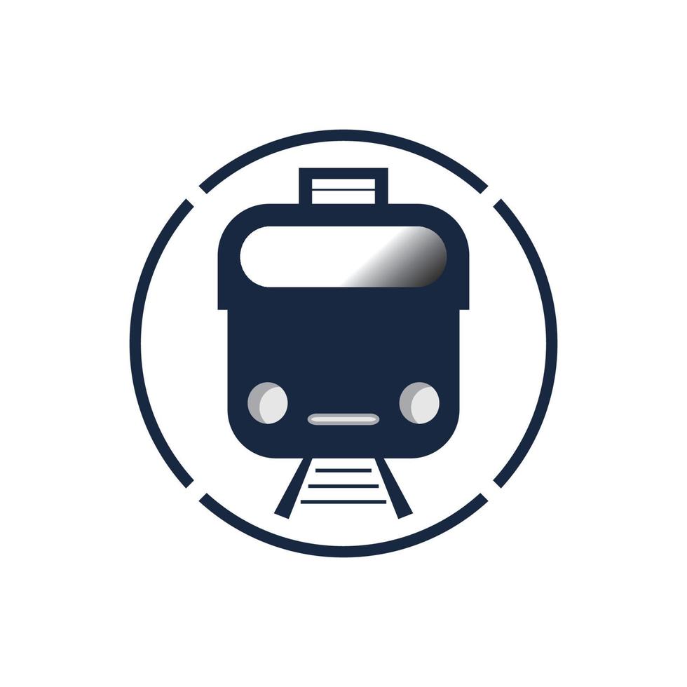 Train icon vector background