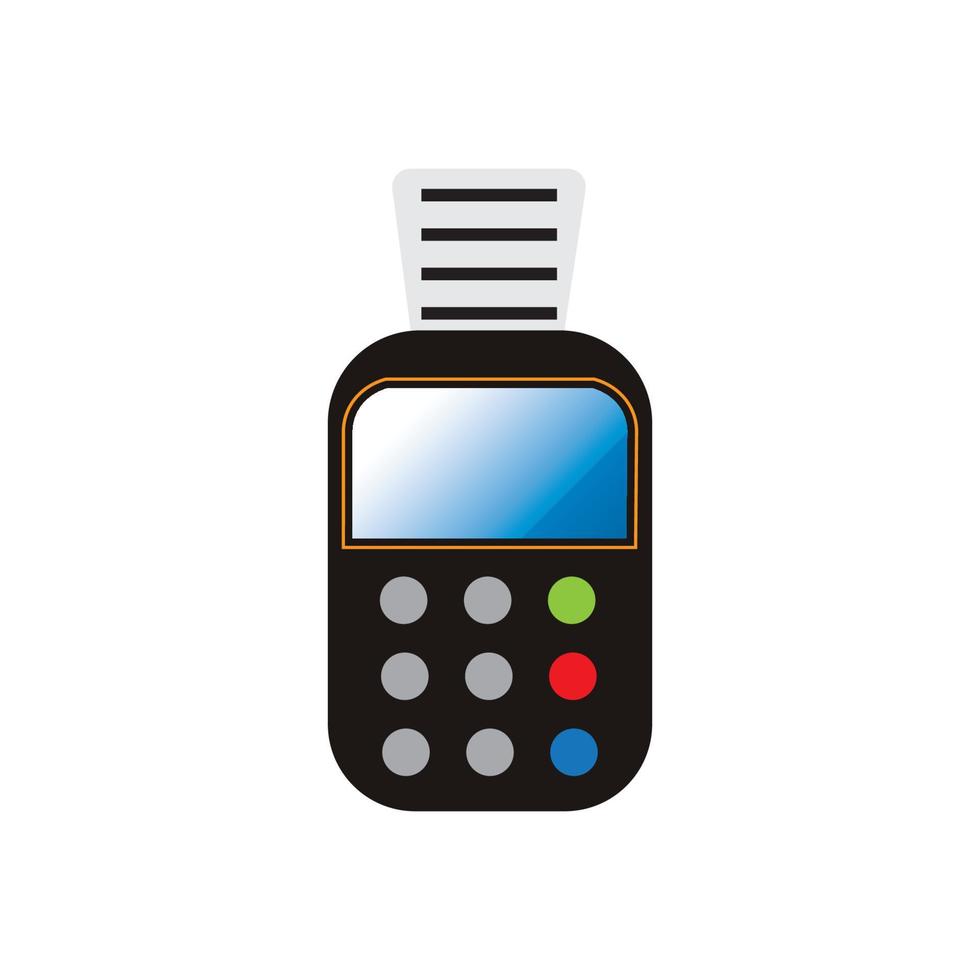 Credit card machine. ATM for money. Payment terminal illustration vector
