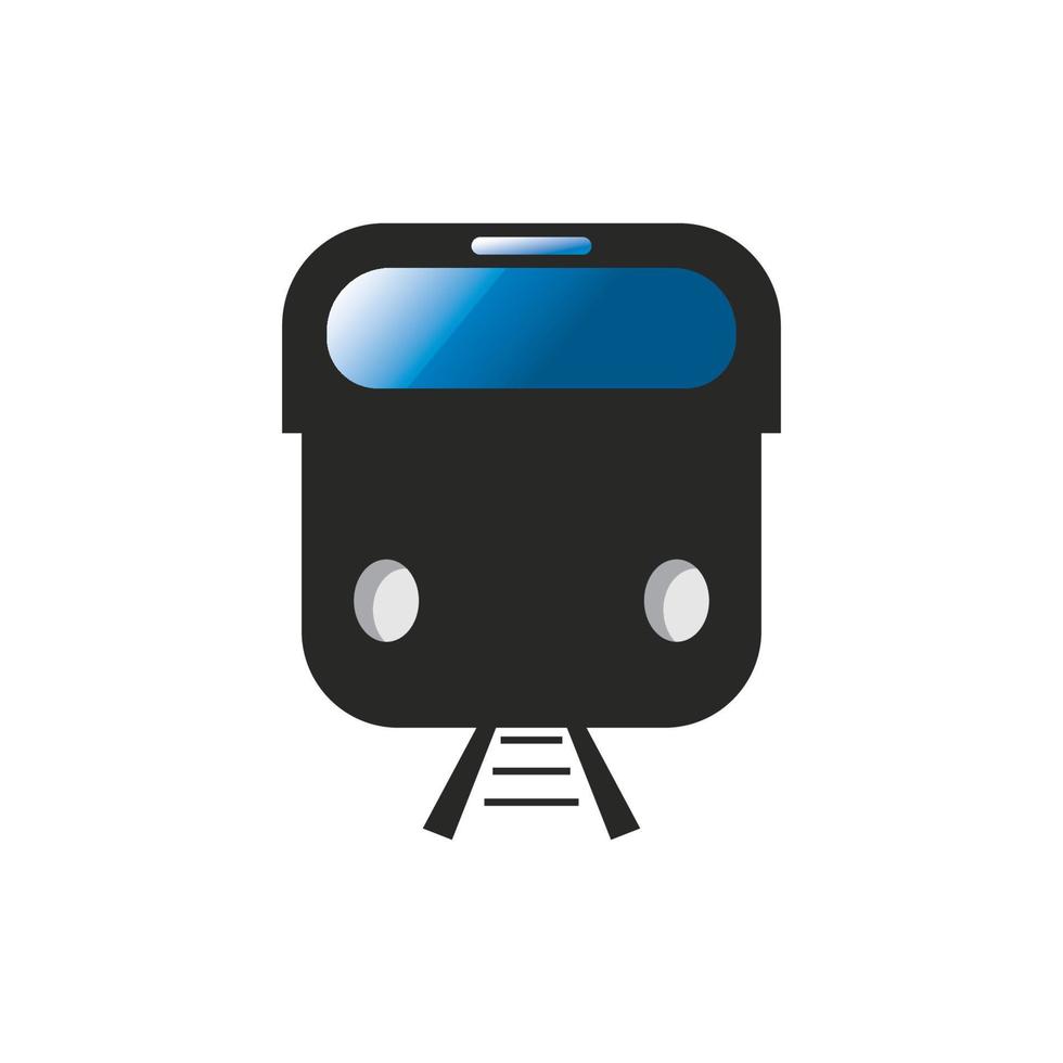 Train icon vector background