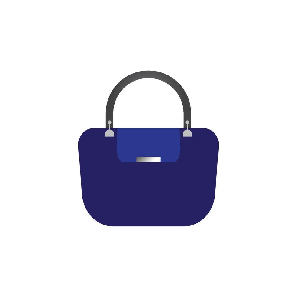 Woman bag icon vector background