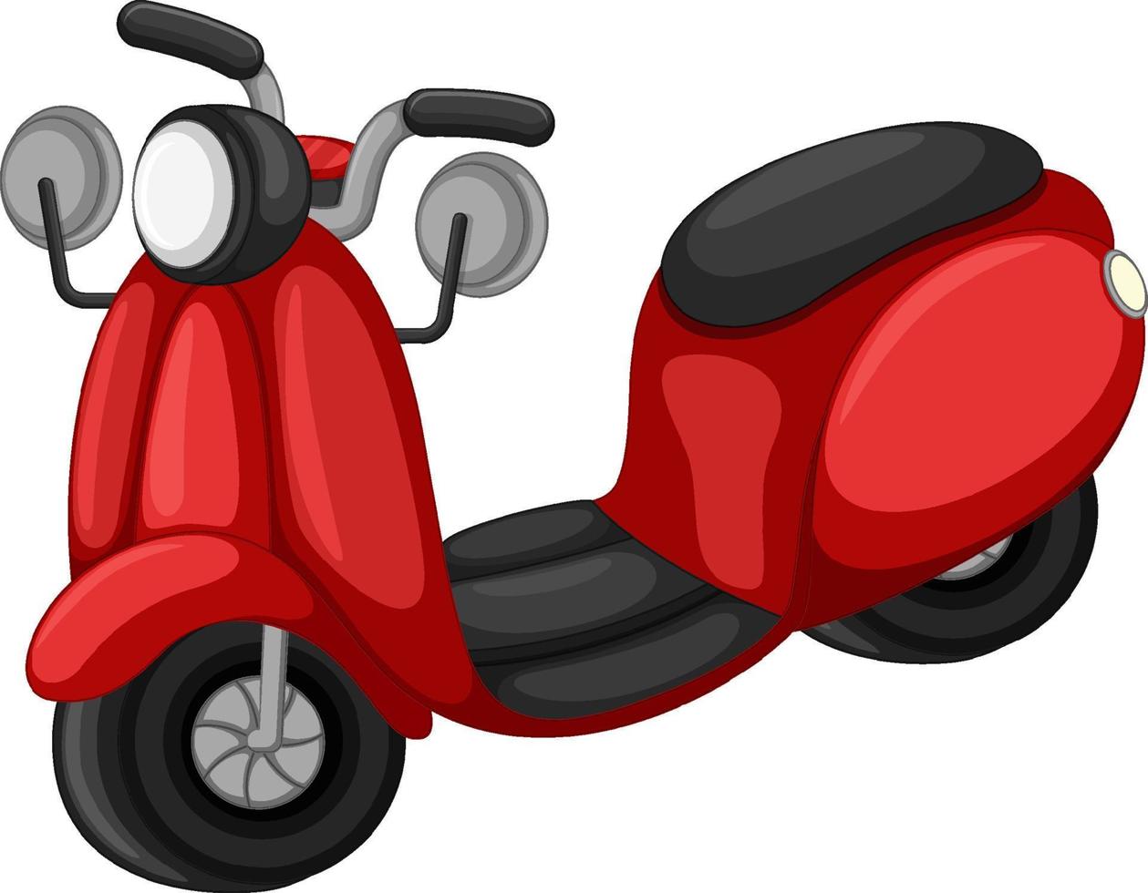 Isolated scooter in cartoon design vector