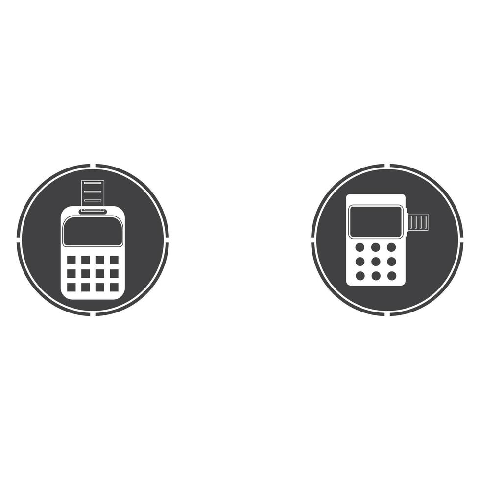 Credit card machine. ATM for money. Payment terminal illustration vector