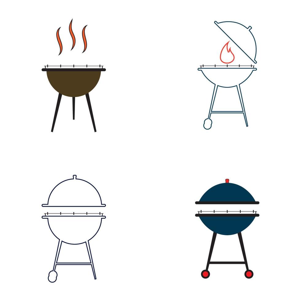 Barbecue icon vector illustration