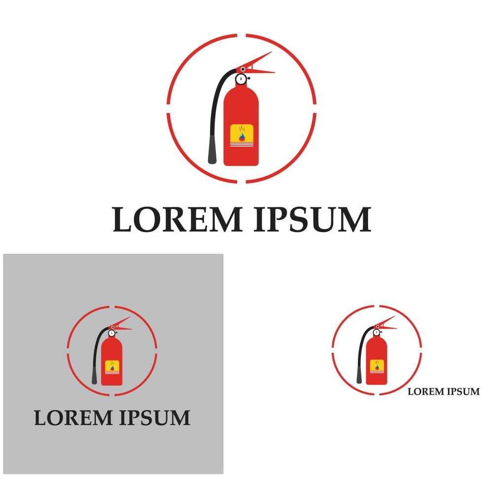 Fire extinguisher icon, protection equipment,emergency sign,safety symbol vector