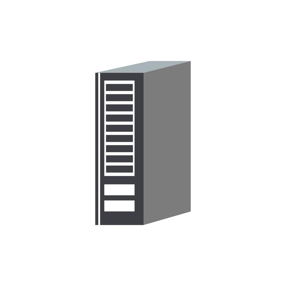 Binder simple. Office folder icon vector