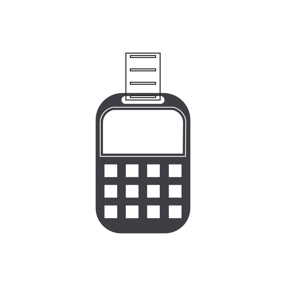 Credit card machine. ATM for money. Payment terminal illustration vector