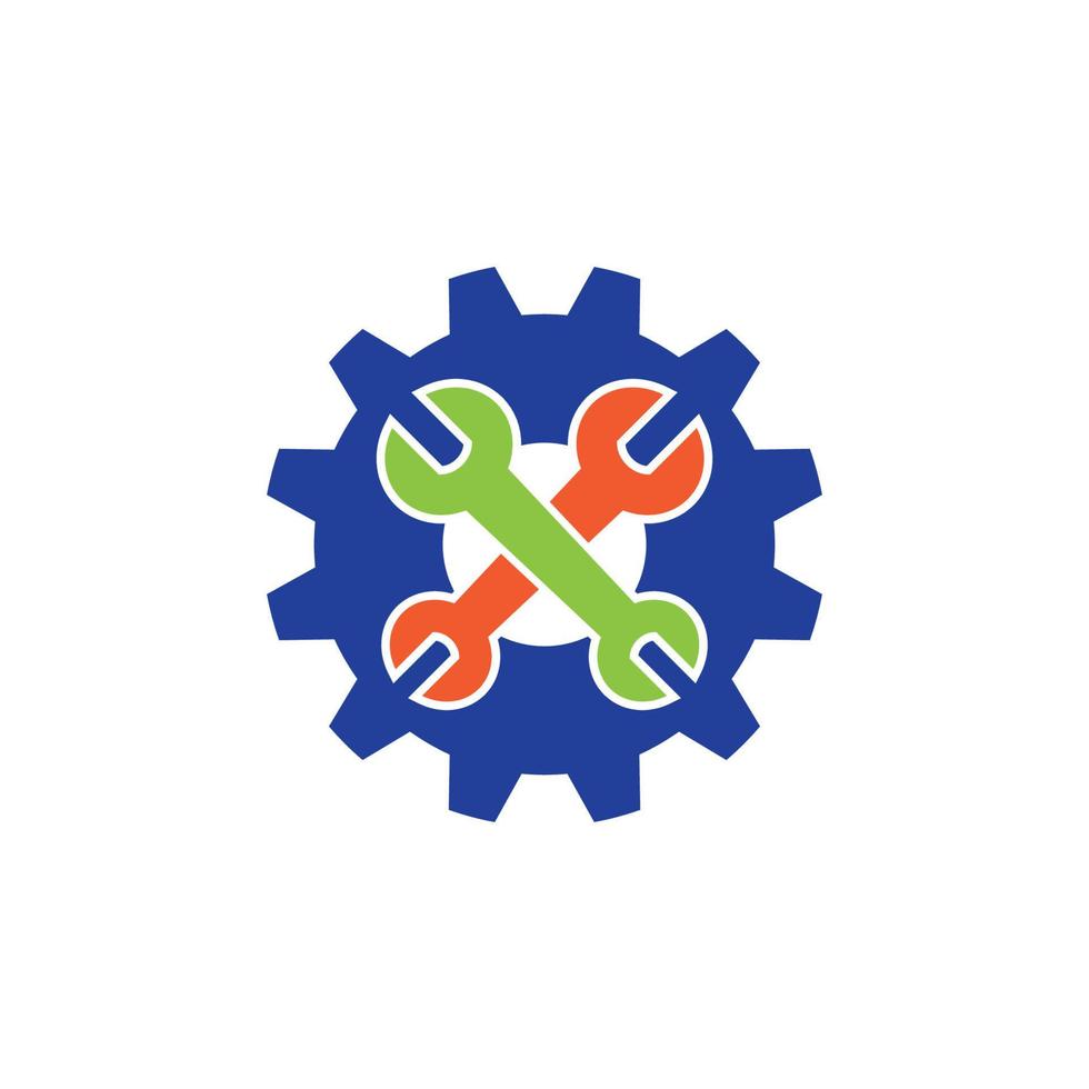 Gearwrench vector icon background template