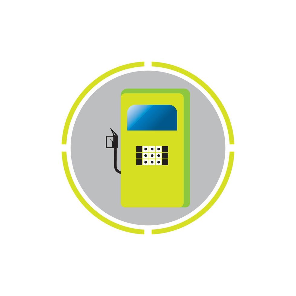 Fuel Vector Icon Template Background
