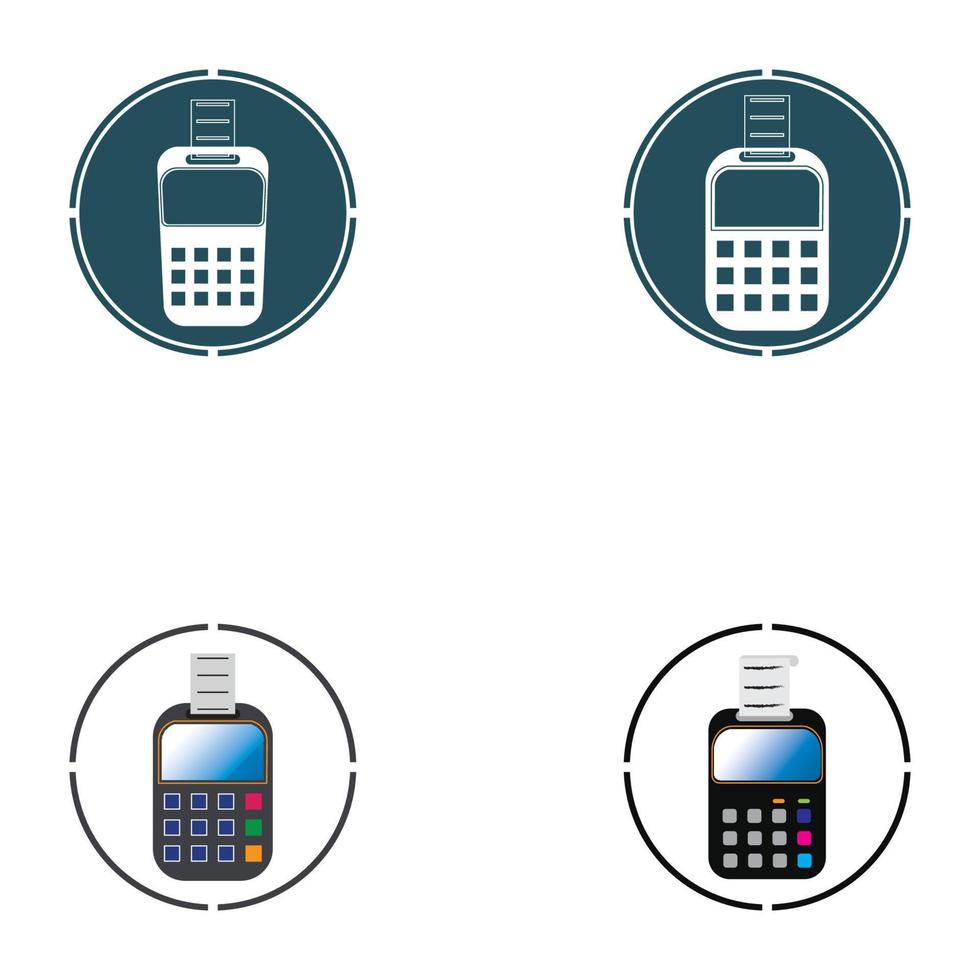 Credit card machine. ATM for money. Payment terminal illustration vector