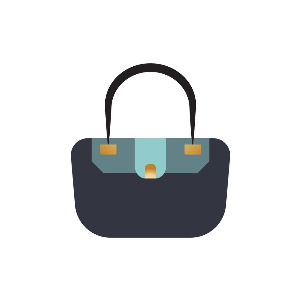 Woman bag icon vector background