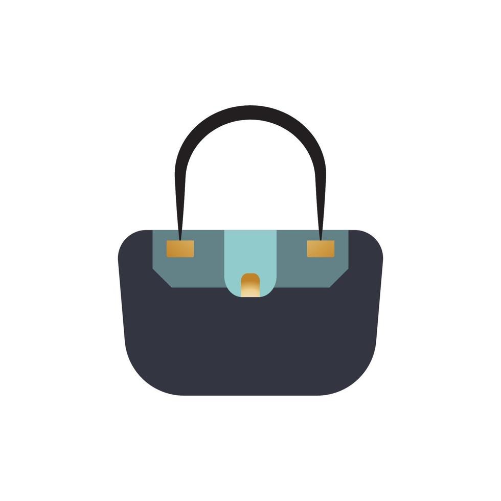 Woman bag icon vector background