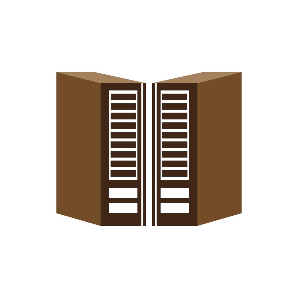 Binder simple. Office folder icon vector