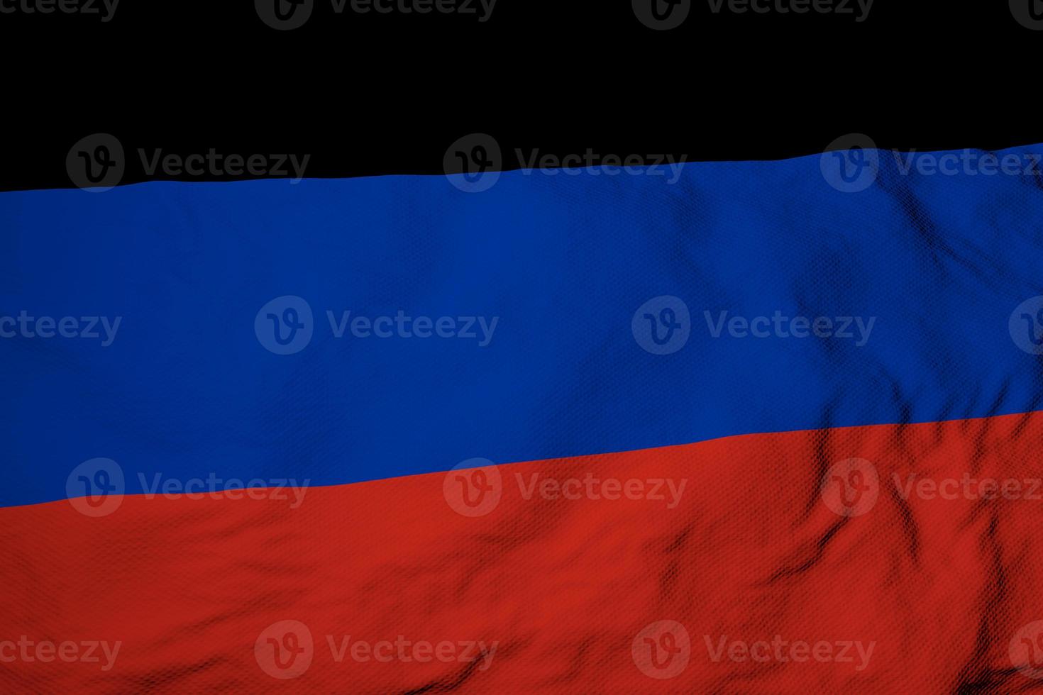 Donetsk flag in 3D rendering photo