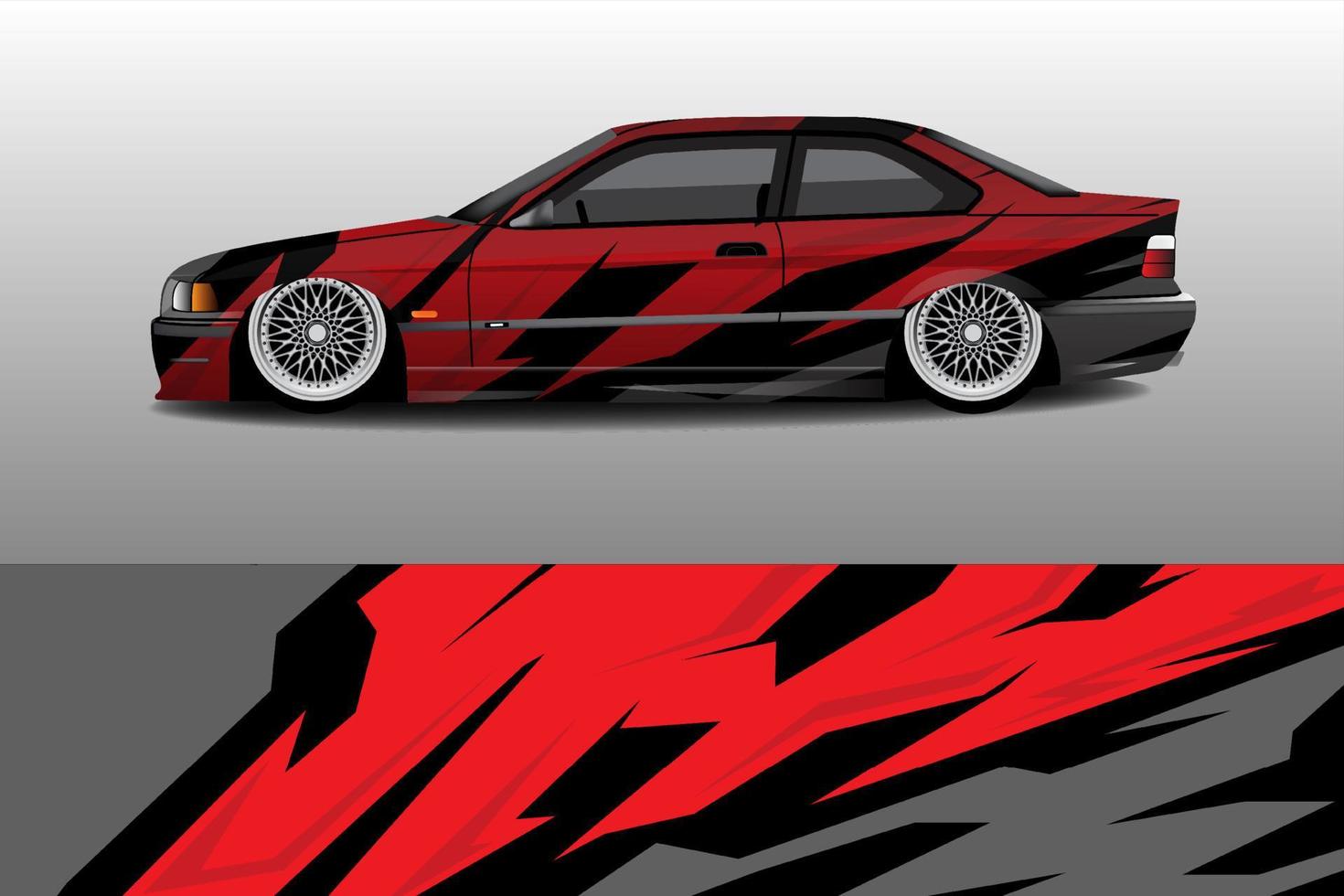 Race car livery design vector