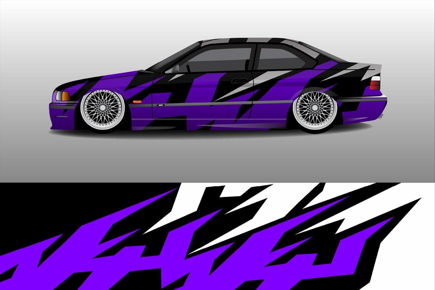 Race car livery design vector