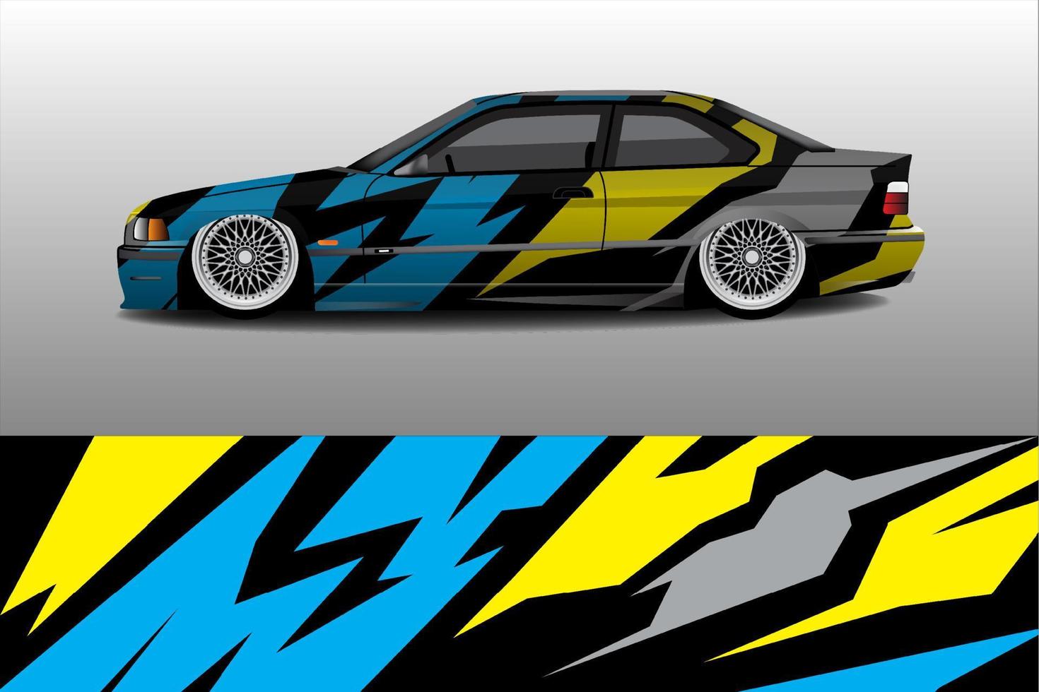 Race car livery design vector