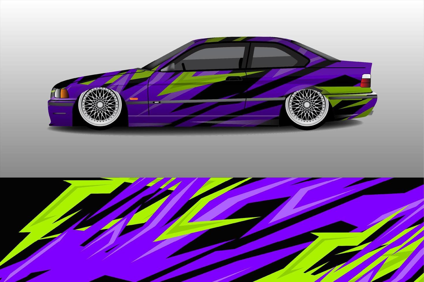 Race car livery design vector