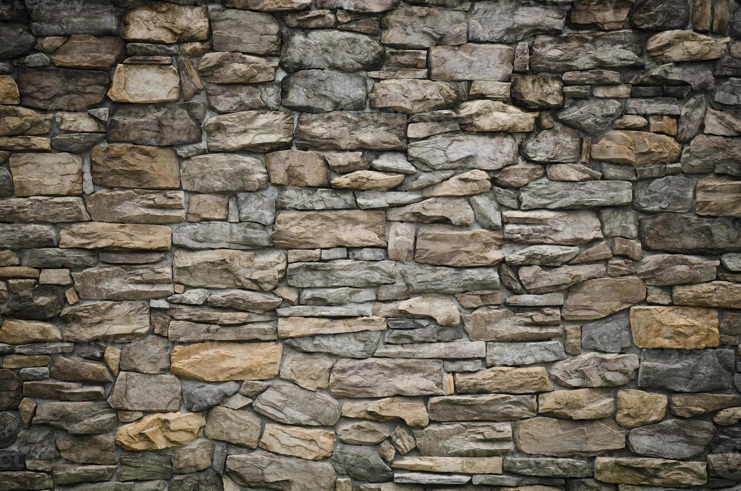 pattern of stone wall surface photo