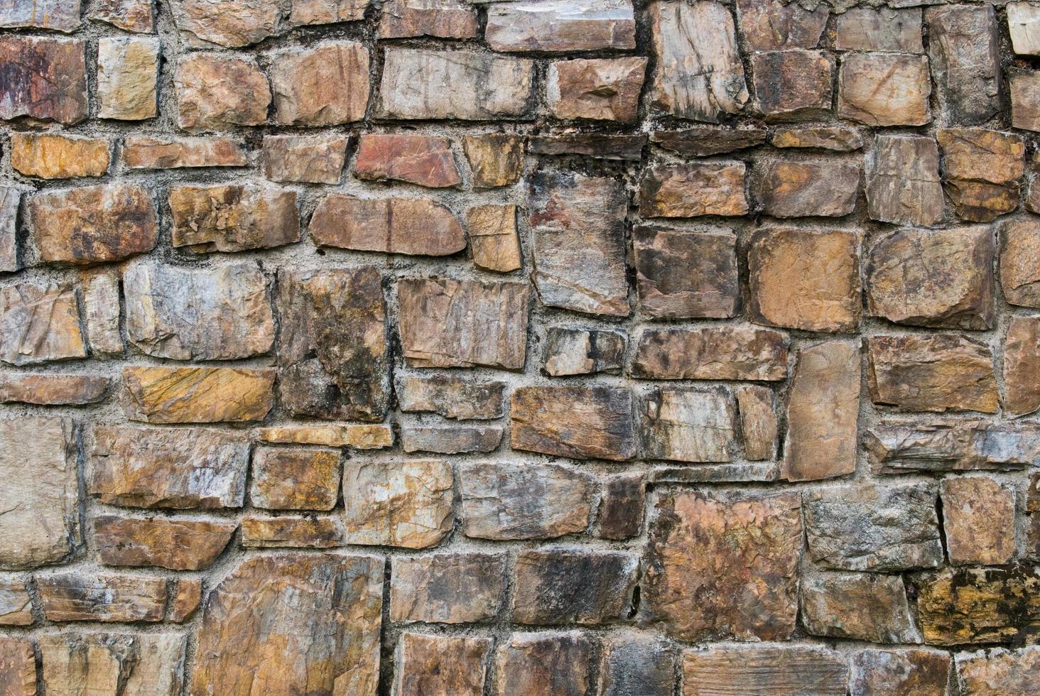 Pattern of old stone Wall photo