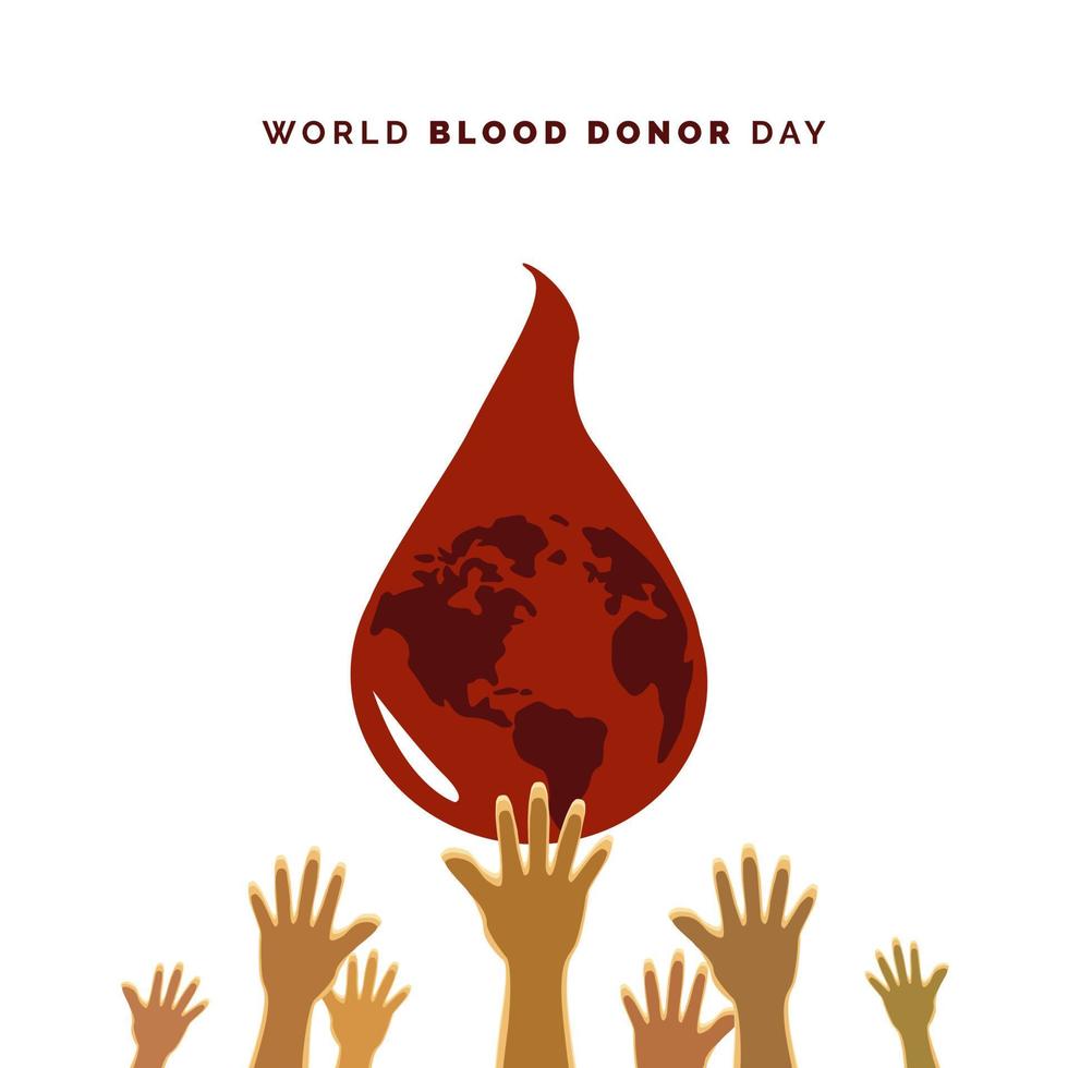 World Blood Donation Day vector