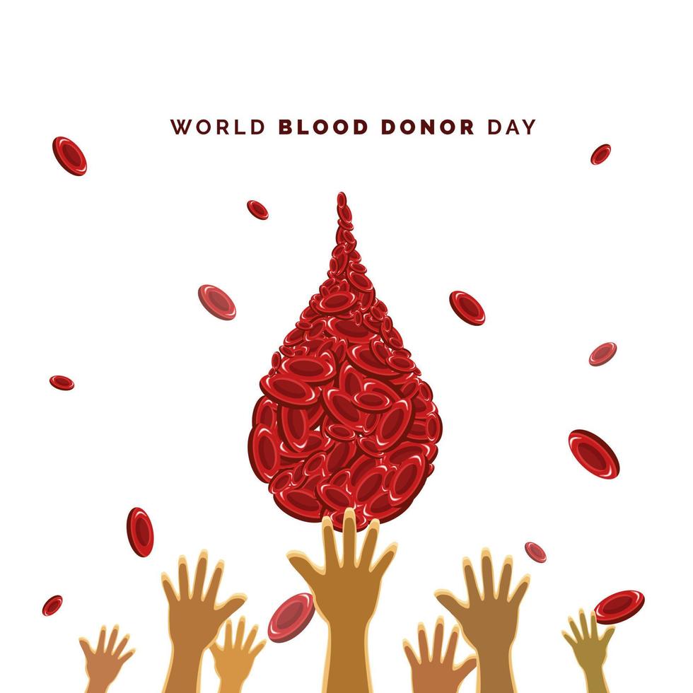 World Blood Donation Day vector