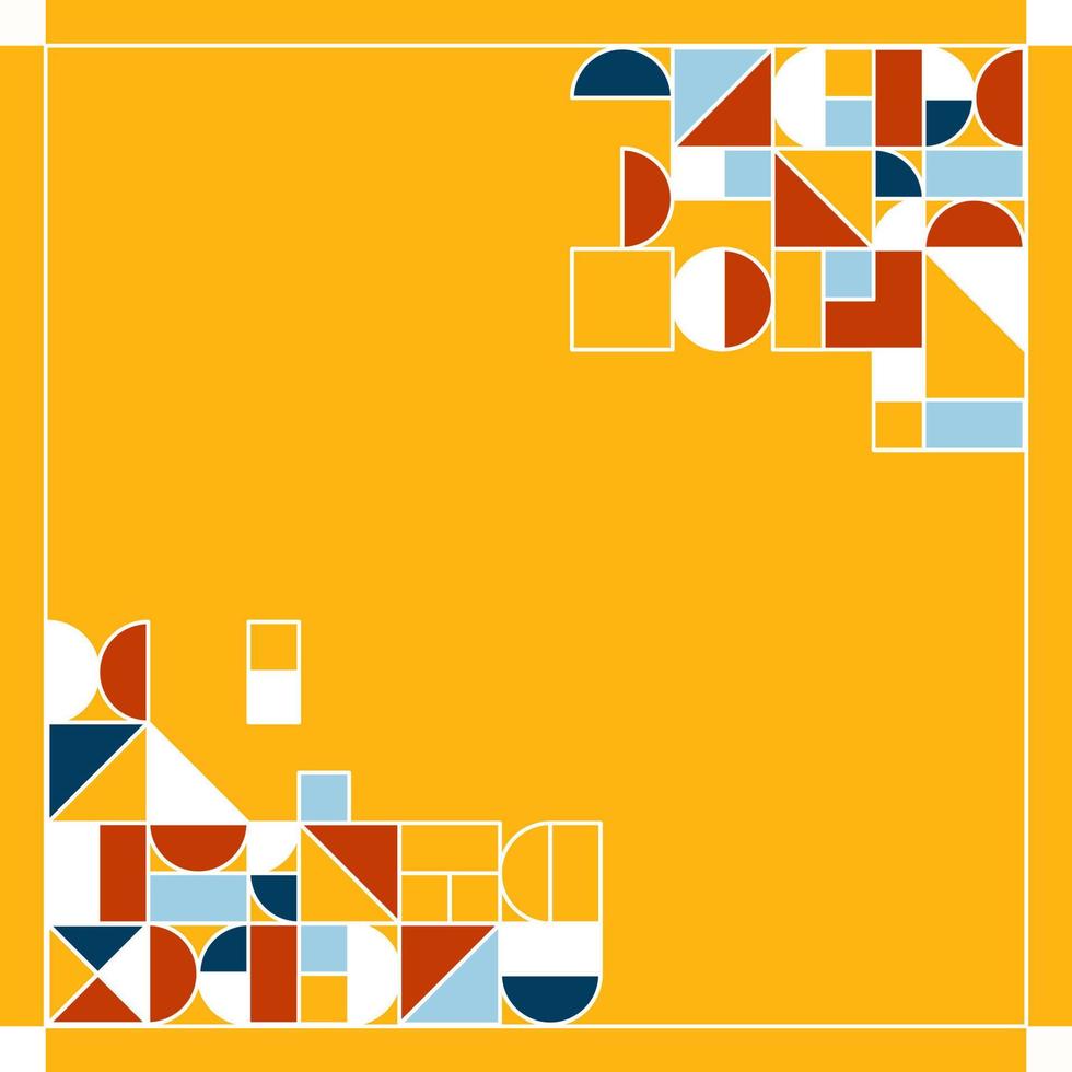 Color Geometric Pattern Background Vector