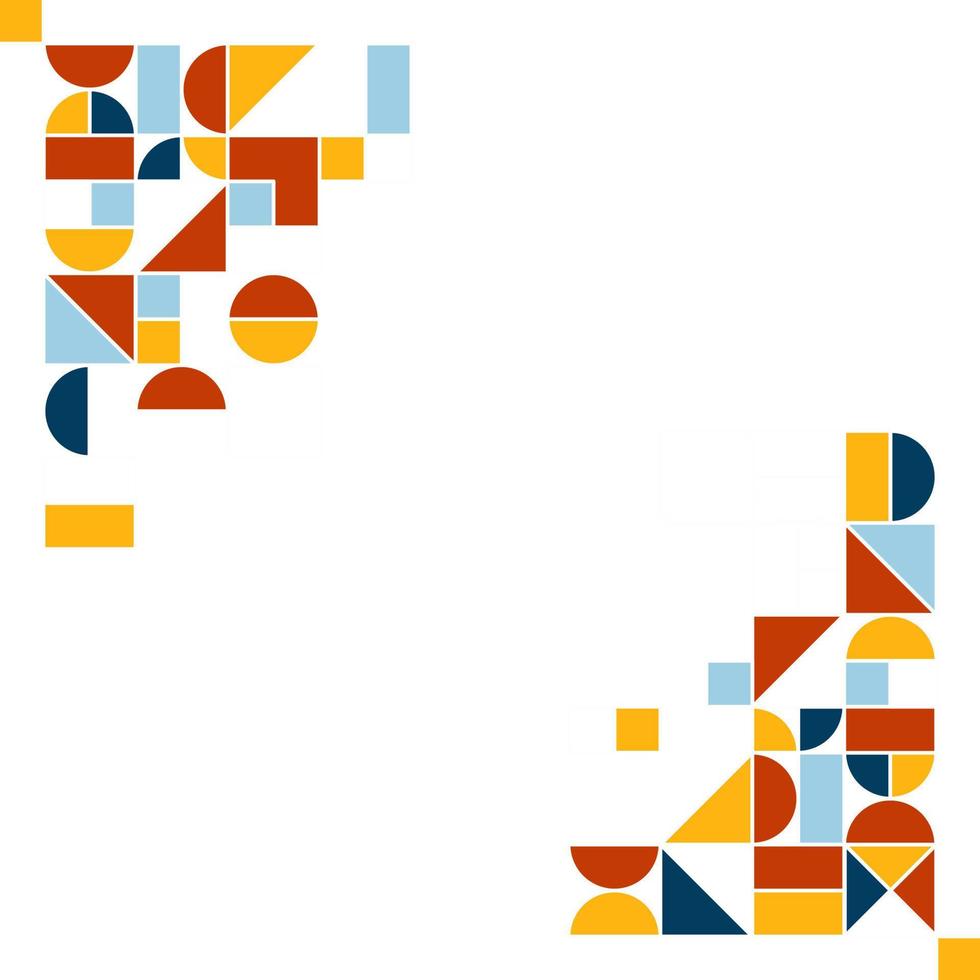 Color Geometric Pattern Background Vector