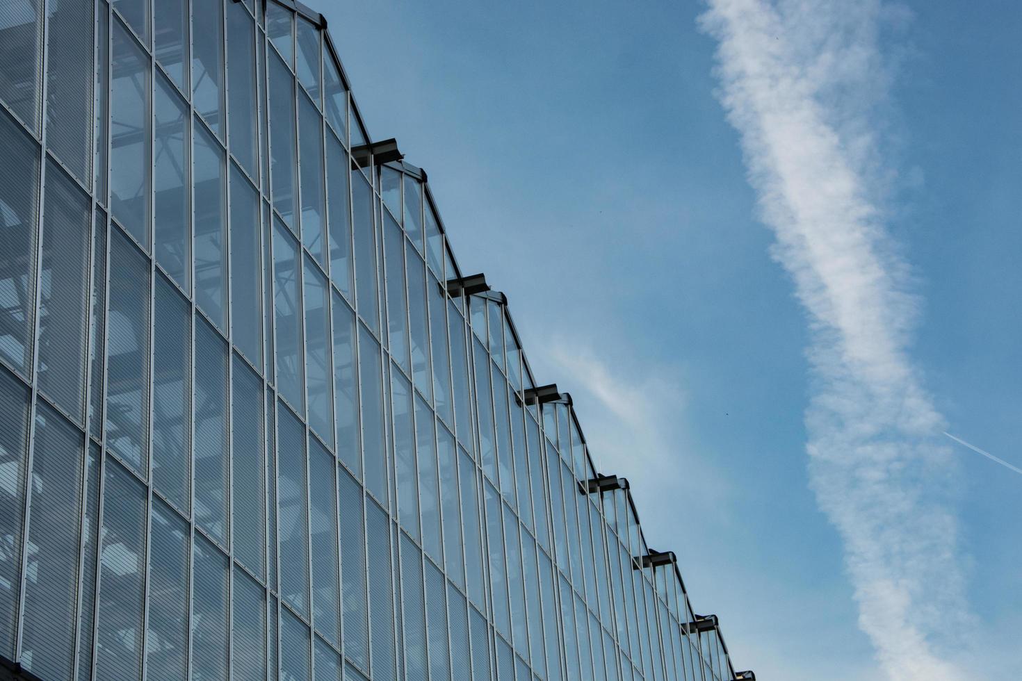 close up of modern buildings photo