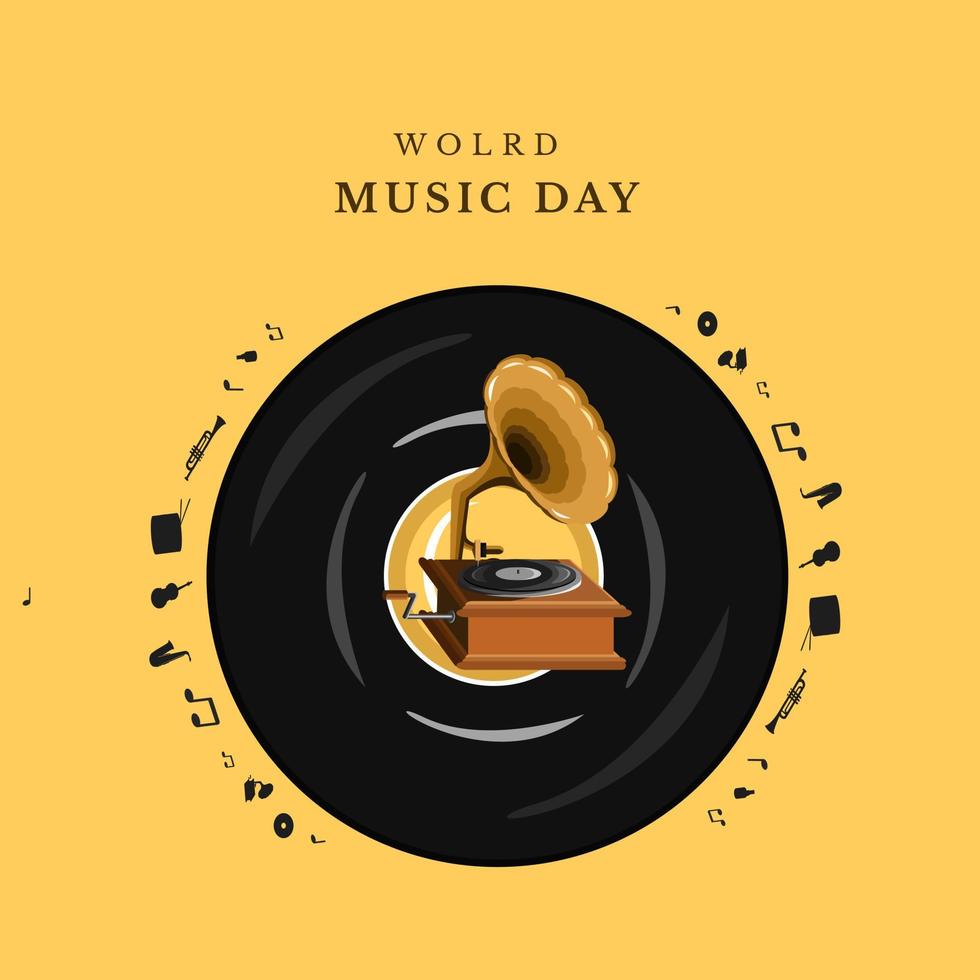 World Music Day vector