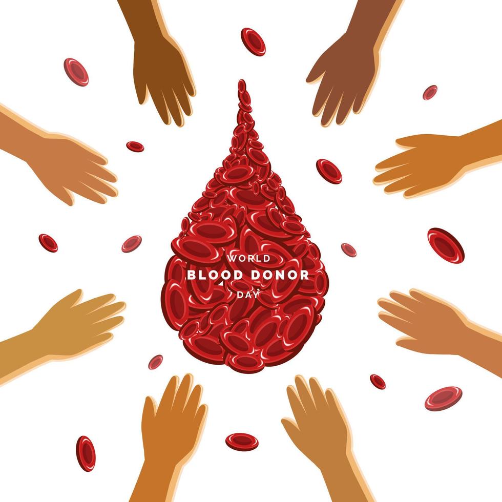 World Blood Donation Day vector