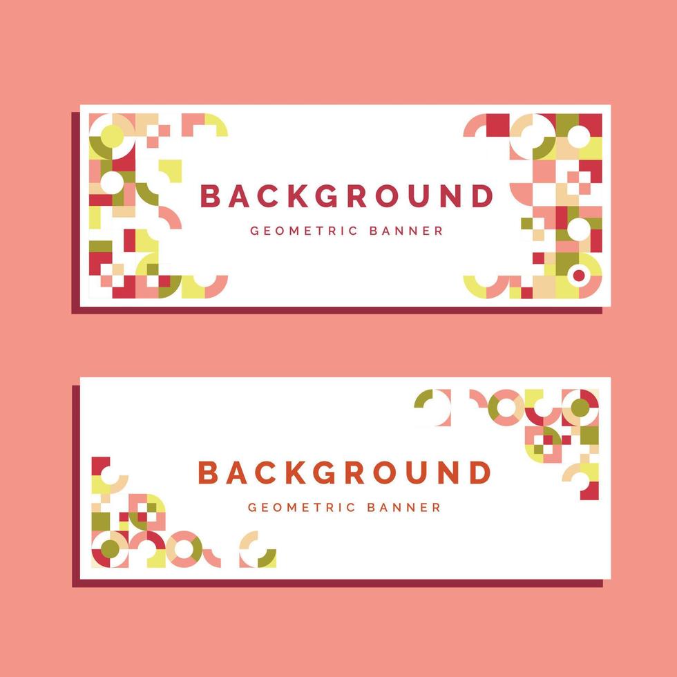 Background Pattern Vector Geomatric Banner