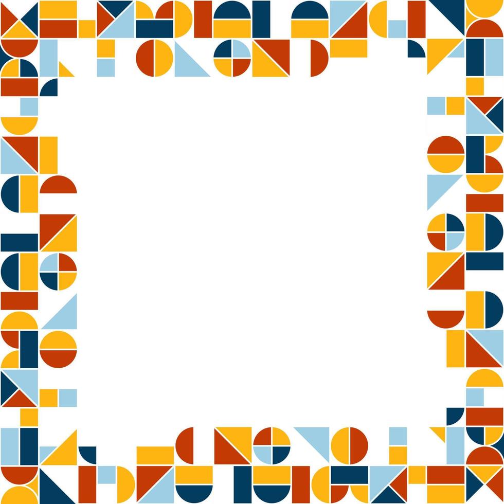 Color Geometric Pattern Background Vector