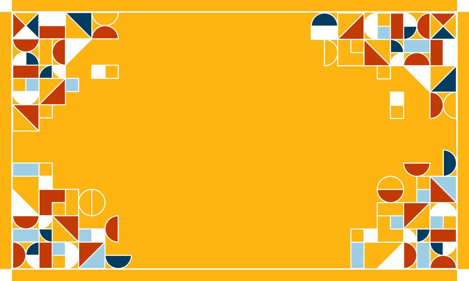 Color Geometric Pattern Background Vector