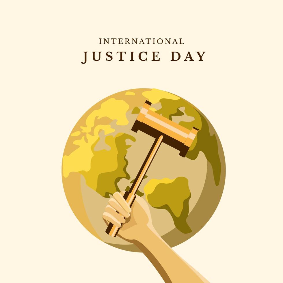International Justice Day vector